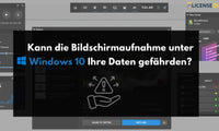 Kann die Bildschirmaufnahme unter Windows 10 Ihre Daten gefährden?