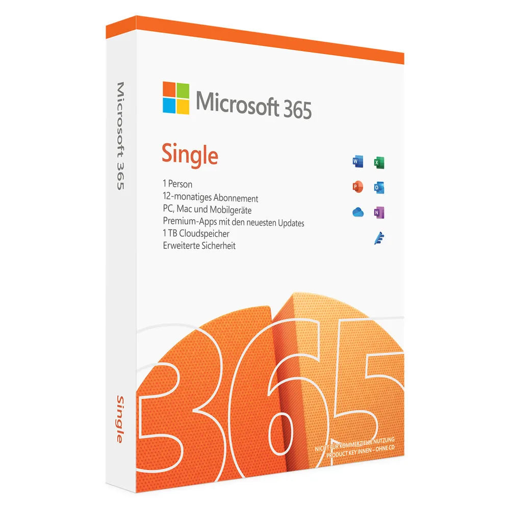 Microsoft 365 Single 1 User 1 Jahr online kaufen, Lizenz Key Download bei LicenseQueen