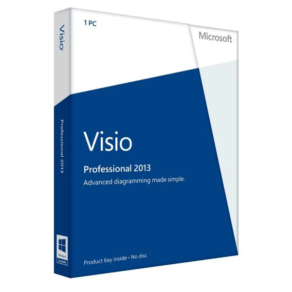VISIO 2013 PROFESSIONAL online kaufen, Lizenz Key Download bei LicenseQueen